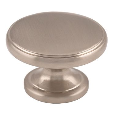 Click Here To Enlarge This Photo Of FTD524SN - Carlisle Brass Fingertip Design Oxford Knob 38mm Satin Nickel