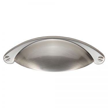 Click Here To Enlarge This Photo Of FTD555SN - Carlisle Brass Fingertip Design Traditional Cup Handle 64mm Satin Nickel