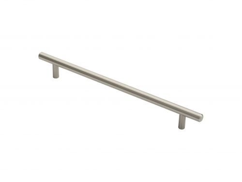Click Here To Enlarge This Photo Of FTD445ESN - Carlisle Brass Fingertip Design 12mm Steel T-Bar Handle (224mm c/c) 284mm Satin Nickel