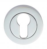 GK4001CP - Carlisle Brass Euro Profile Escutcheon 52mm x 8mm Polished Chrome