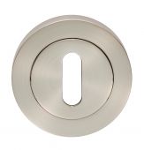 GK4003SN - Carlisle Brass Standard Key Escutcheon 52mm x 8mm Satin Nickel