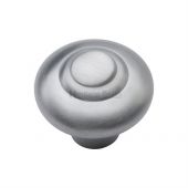 C3985 32-SC Heritage Brass Cabinet Knob Round Bead Design 32mm Satin Chrome Finish