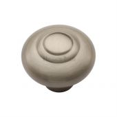 C3985 32-SN Heritage Brass Cabinet Knob Round Bead Design 32mm Satin Nickel Finish