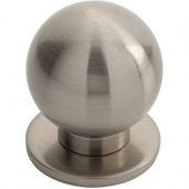 FTD425BSN - Carlisle Brass Fingertip Design Stainless Steel Ball Knob 30mm Satin Nickel