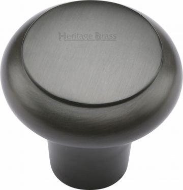 Click Here To Enlarge This Photo Of C3990 32-MB Heritage Brass Cabinet Knob Round Edge Design 32mm Matt Bronze Finish