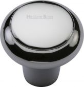C3990 32-PC Heritage Brass Cabinet Knob Round Edge Design 32mm Polished Chrome Finish