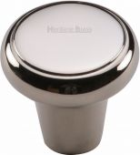 C3990 32-PNF Heritage Brass Cabinet Knob Round Edge Design 32mm Polished Nickel Finish
