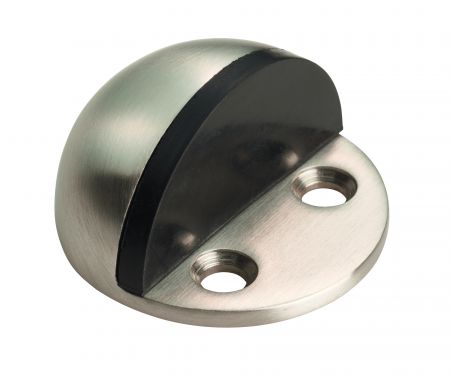 Click Here To Enlarge This Photo Of DSF1032SSS - Carlisle Brass Eurospec Floor Mounted Doorstop - Shielded (Small) Satin Stainless Steel