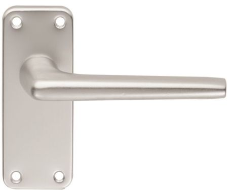 Click Here To Enlarge This Photo Of SAA22 - Carlisle Brass Eurospec Lever on Backplate Latch Satin Anodised Aluminium