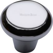 C3990 38-PC Heritage Brass Cabinet Knob Round Edge Design 38mm Polished Chrome Finish