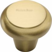 C3990 38-SB Heritage Brass Cabinet Knob Round Edge Design 38mm Satin Brass Finish