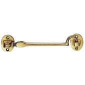 AA61 - Carlisle Brass Cabin Hook - Lightweight (Silent Pattern) 102mm Polished Brass