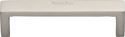 Click Here To Enlarge This Photo Of C4520 101-SN Heritage Brass Cabinet Pull Wide Metro Design 101mm ctc Satin Nickel Finish