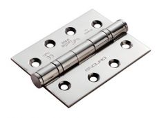 HIN1433P/13BSS - Carlisle Brass Eurospec 102mm x 76mm x 3mm Ball Bearing Hinges Grade 13 (120kg) Polished Stainless Steel