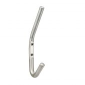 HCH1010SSS - Carlisle Brass Eurospec 150 x 10mm Dia Hat & Coat Hook Satin Stainless Steel