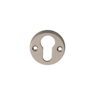 Click Here To Enlarge This Photo Of AA145SN - Carlisle Brass Euro Profile Escutcheon (Face Fix) Satin Nickel