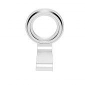AQ40SC - Carlisle Brass Architectural Quality Cylinder Pull 76mm x 45mm Satin Chrome