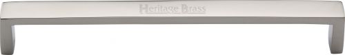 Click Here To Enlarge This Photo Of C4520 203-PNF Heritage Brass Cabinet Pull Wide Metro Design 203mm ctc Polished Nickel Finish