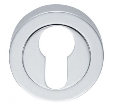 Click Here To Enlarge This Photo Of AA1SC - Carlisle Brass Manital Euro Profile Escutcheon (Concealed Fix) Satin Chrome