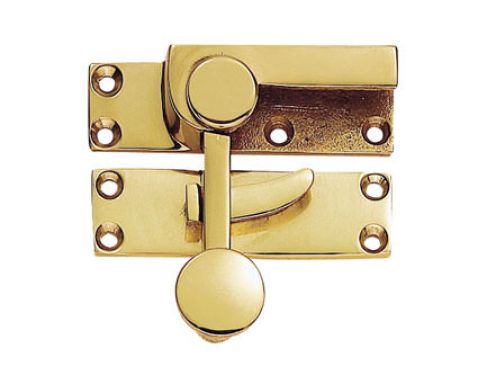 Click Here To Enlarge This Photo Of AA39 - Carlisle Brass Sash Fastener (Quadrant Arm) Polished Brass