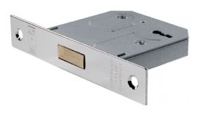 LDE5330NP - Carlisle Brass Eurospec 3 Lever Contract Deadlock 76mm Nickel Plated