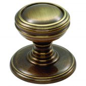 DK47CFB - Carlisle Brass Delamain Plain Knob 30mm Florentine Bronze