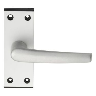 Click Here To Enlarge This Photo Of SAA61 - Carlisle Brass Eurospec Aluminium 'Mial' Lever on Backplate Latch