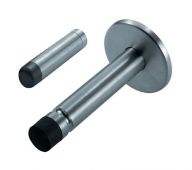 HCH1018SSS - Carlisle Brass Eurospec 90 x 15mm Dia Buffered Coat Hook on Rose Satin Stainless Steel