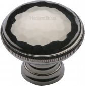 C4545-PNF Heritage Brass Cabinet Knob Hand Beaten Design 32mm Polished Nickel Finish