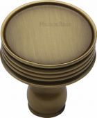C4547-AT Heritage Brass Cabinet Knob Venetian Design 32mm Antique Brass Finish