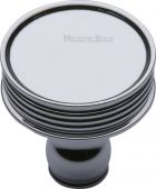 C4547-PC Heritage Brass Cabinet Knob Venetian Design 32mm Polished Chrome Finish