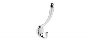 AQ25CP - Carlisle Brass Heavy Architectural Quality Hat & Coat Hook Polished Chrome