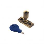 WF17FB - Carlisle Brass Locking Casement Stay Pin 40 x 15mm Florentine Bronze