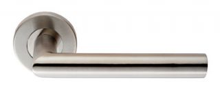 CSL1192SSS - Carlisle Brass Eurospec 19mm Mitred Lever on Round Rose (G304) Satin Stainless Steel