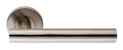 Click Here To Enlarge This Photo Of CSL1194SSS - Carlisle Brass Eurospec 19mm T-Bar Lever on Round Rose (G304) Satin Stainless Steel