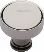 C4549-PNF Heritage Brass Cabinet Knob Florence Design 32mm Polished Nickel Finish