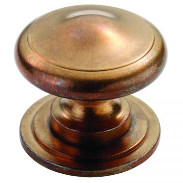 Click Here To Enlarge This Photo Of FTD1275ABR - Carlisle Brass Fingertip Design Solid Bronze Cottage Knob 38mm