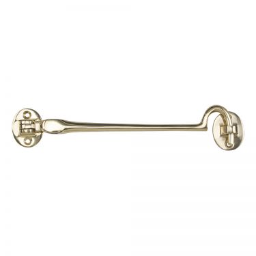 Click Here To Enlarge This Photo Of AA63 - Carlisle Brass Heavyweight Cabin Hook (Silent Pattern) 202mm Polished Brass