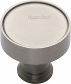 C4549-SN Heritage Brass Cabinet Knob Florence Design 32mm Satin Nickel Finish