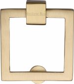 C6311-SB Heritage Brass Square Drop Pull Satin Brass Finish
