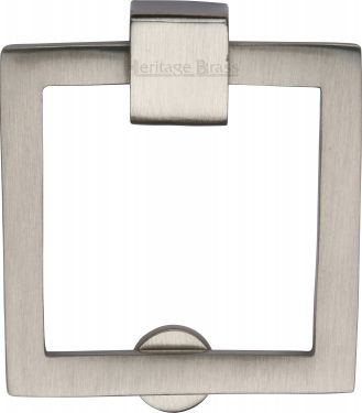 Click Here To Enlarge This Photo Of C6311-SN Heritage Brass Square Drop Pull Satin Nickel Finish