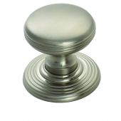 DK49CSN - Carlisle Brass Delamain Ringed Knob 35mm Satin Nickel