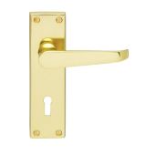 CBV30 - Carlisle Brass Victorian Lever Lock Furniture (Contract Range) Polished Brass
