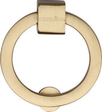 Click Here To Enlarge This Photo Of C6321-SB Heritage Brass Round Drop Pull Satin Brass Finish