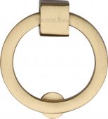 C6321-SB Heritage Brass Round Drop Pull Satin Brass Finish