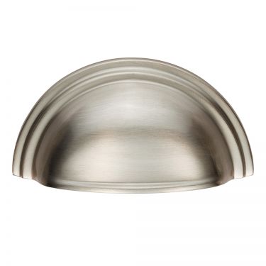 Click Here To Enlarge This Photo Of C47SN - Carlisle Brass Fingertip Design Victorian Cup Pull 76mm Satin Nickel