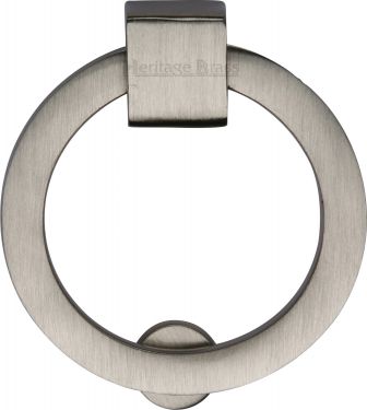 Click Here To Enlarge This Photo Of C6321-SN Heritage Brass Round Drop Pull Satin Nickel Finish