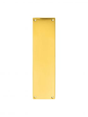 Click Here To Enlarge This Photo Of M39 - Carlisle Brass Victorian Finger Plate 305 x 70mm Polished Brass