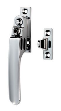 Click Here To Enlarge This Photo Of V1007LCKCP - Carlisle Brass Victorian Locking Night Vent Fastener Polished Chrome