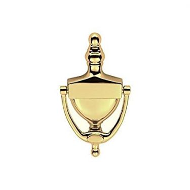 Click Here To Enlarge This Photo Of M38S - Carlisle Brass Victorian Urn Door Knocker 152mm Polished Brass